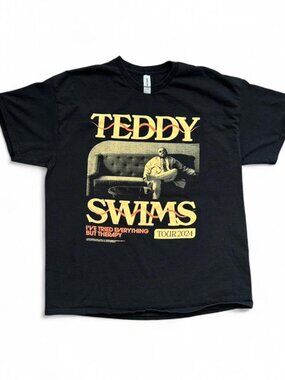 Teddy Swims Tour 2024 Graphic T-Shirt Men's XL Band Merch